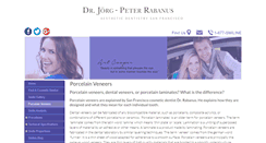 Desktop Screenshot of porcelain-veneers.aesthetic-dentistry.com